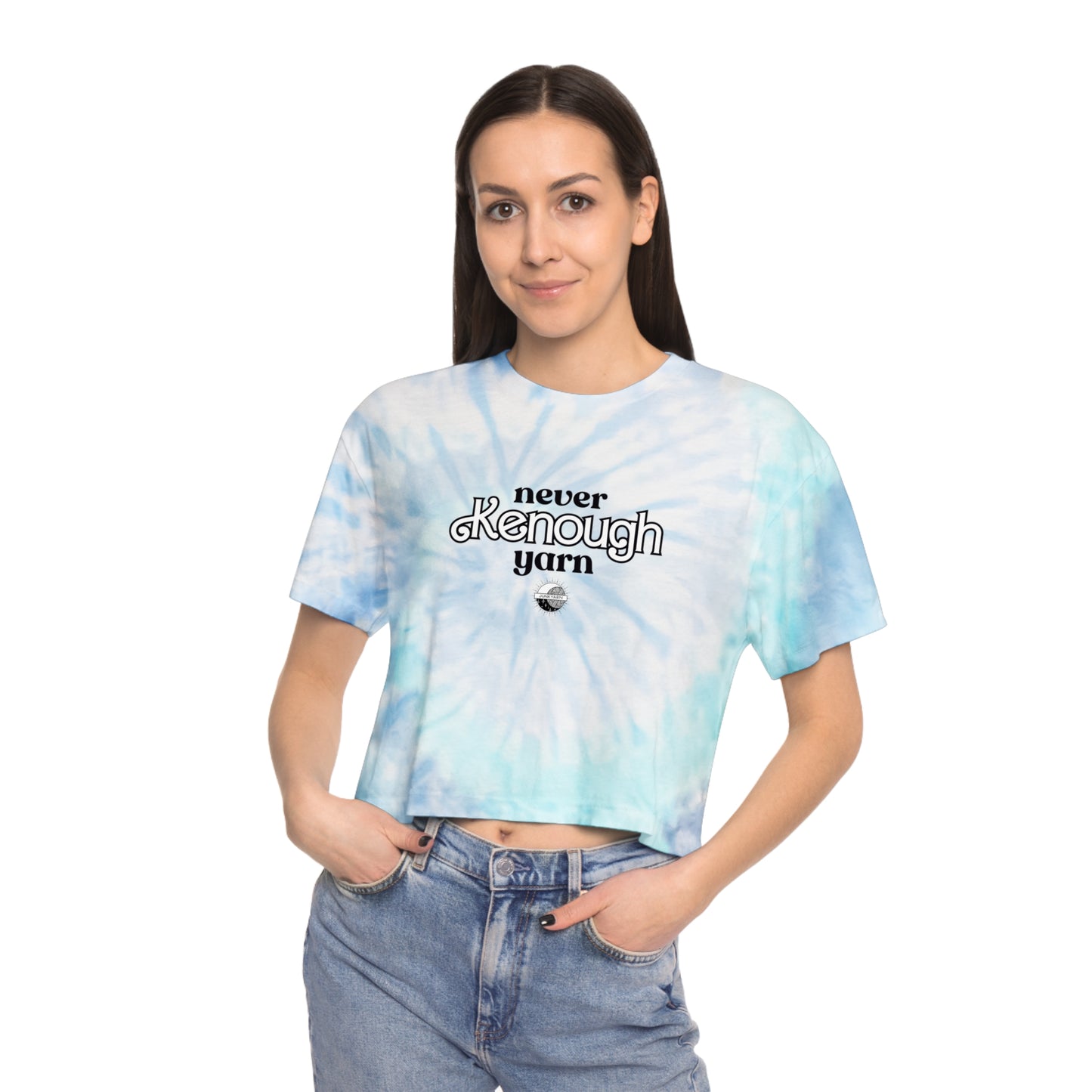 Never Kenough Yarn - Tie Dyed Crop Tee