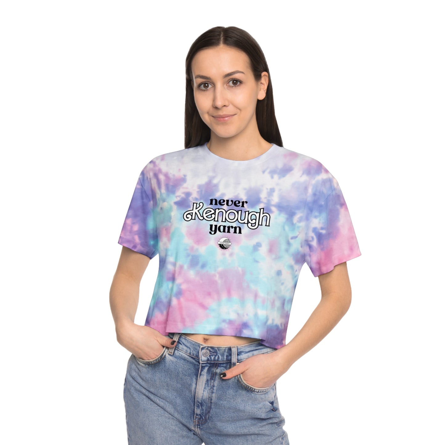 Never Kenough Yarn - Tie Dyed Crop Tee