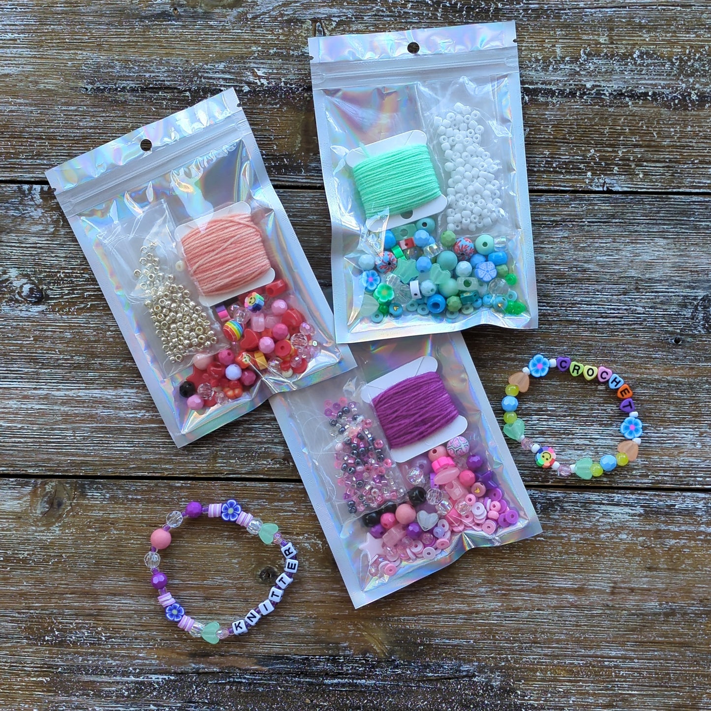 Friendship Bracelet Kits - Choose Your Own Words! - Ready to Ship