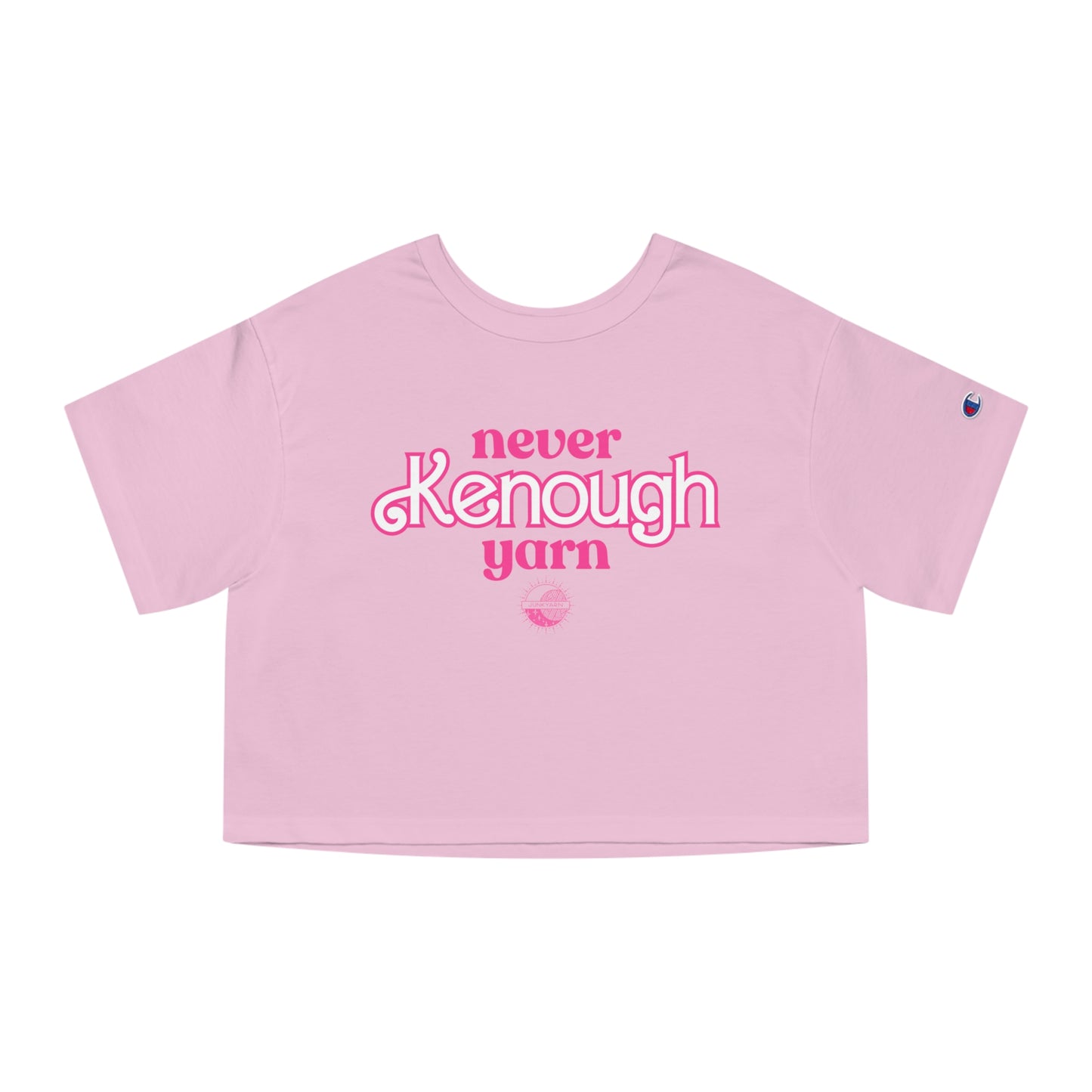 Never Kenough Yarn - Solid Color Cropped T-Shirt