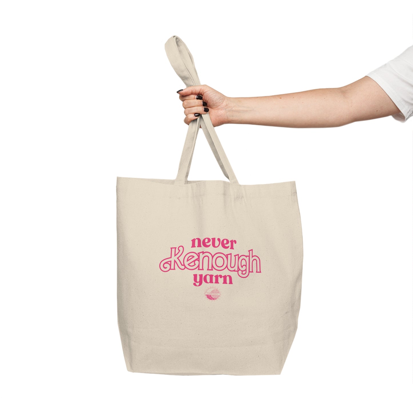 Never Kenough Yarn Canvas Tote