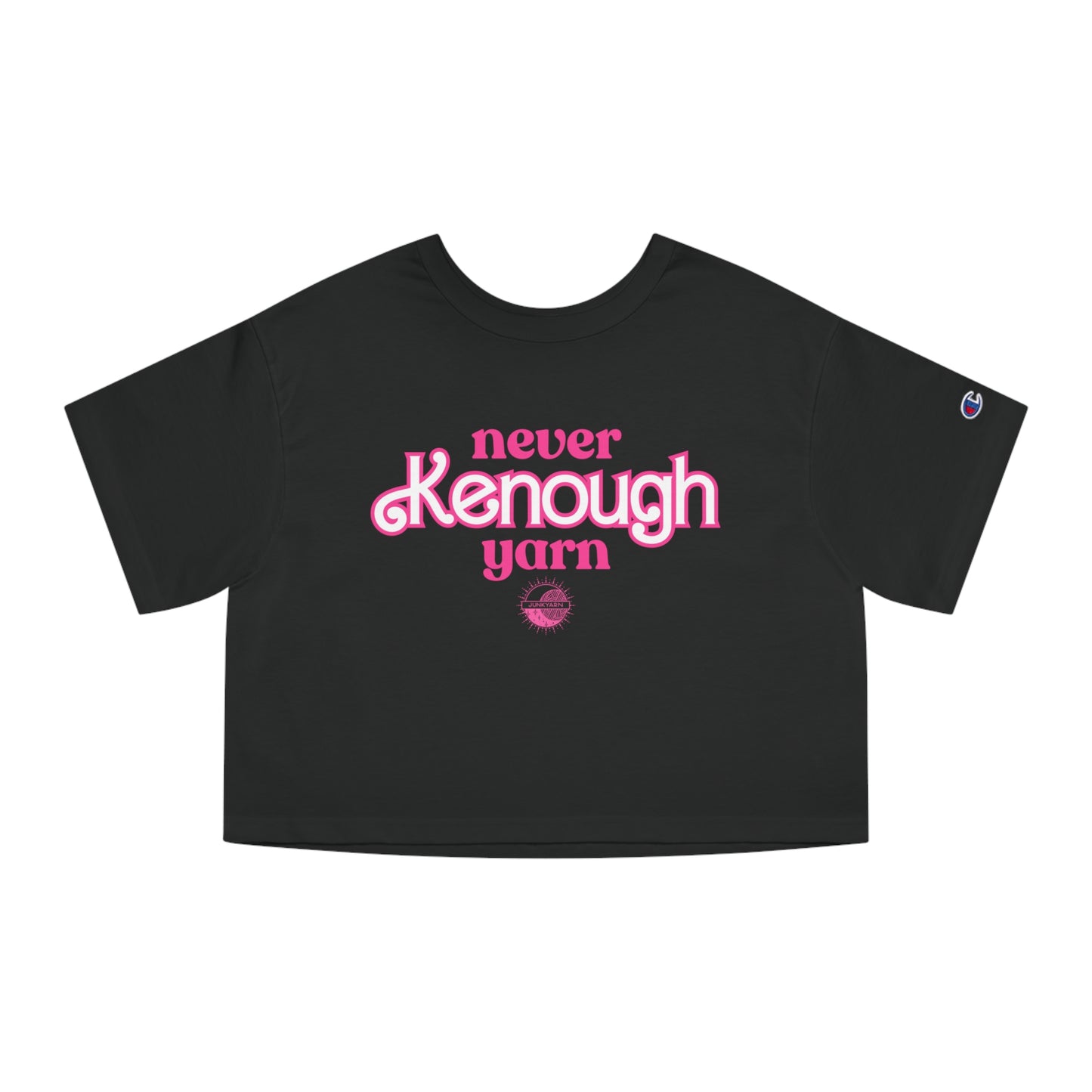 Never Kenough Yarn - Solid Color Cropped T-Shirt