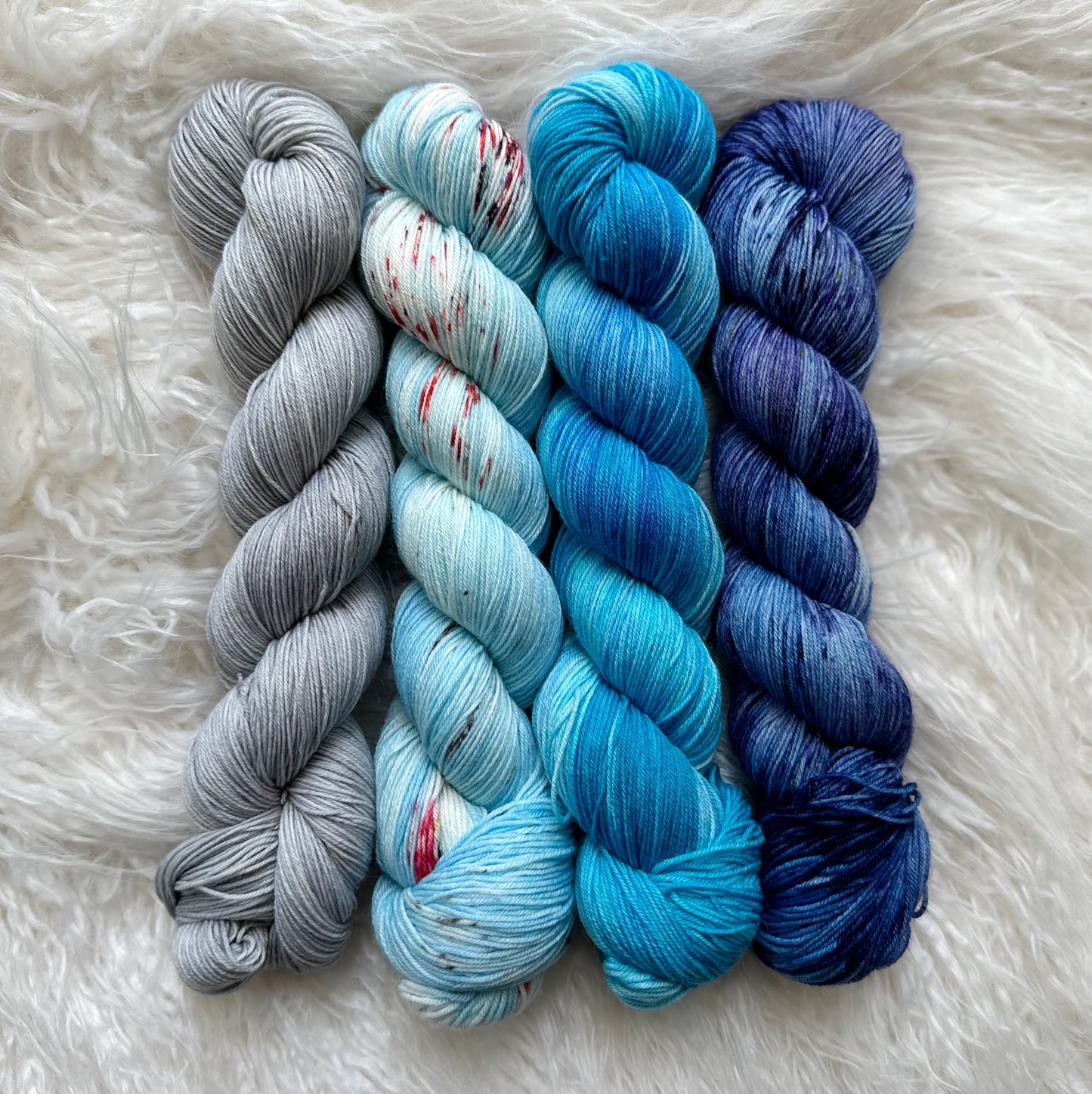 Curated OOAK Westknits Geogradient MKAL Kits - 4 Full Skeins