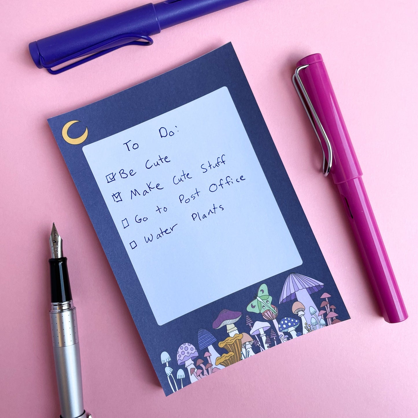 Midnight Mushroom Notepad