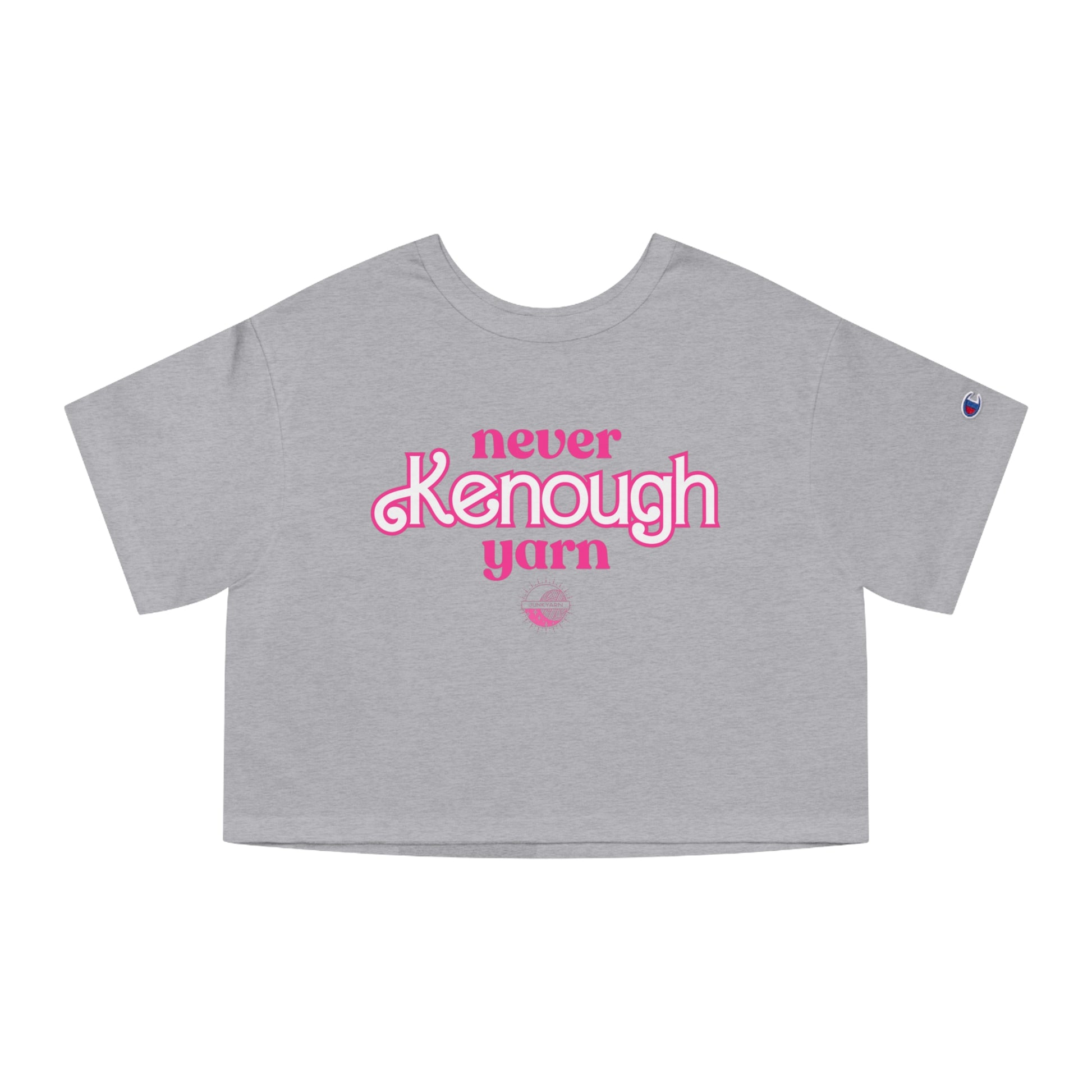 Never Kenough Yarn - Solid Color Cropped T-Shirt – Junkyarn