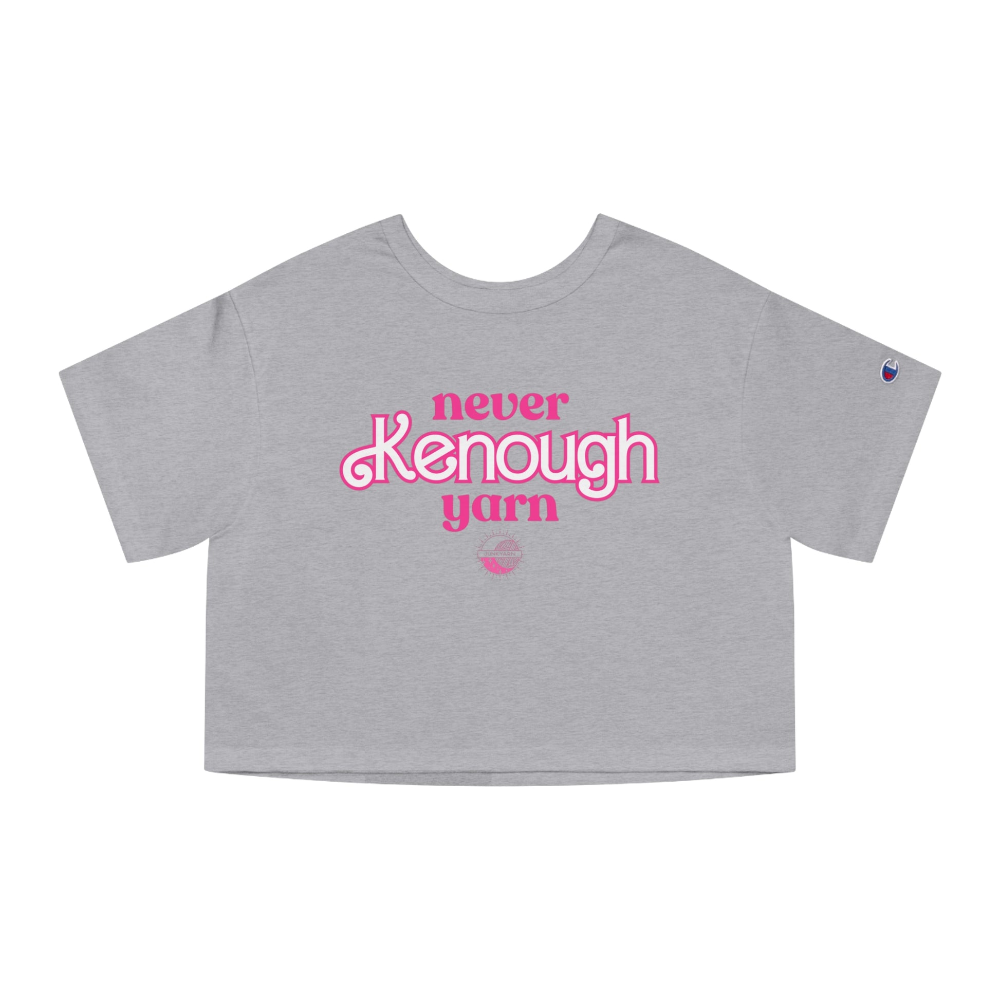 Never Kenough Yarn – Cropped Solid Color T-Shirt - Junkyarn