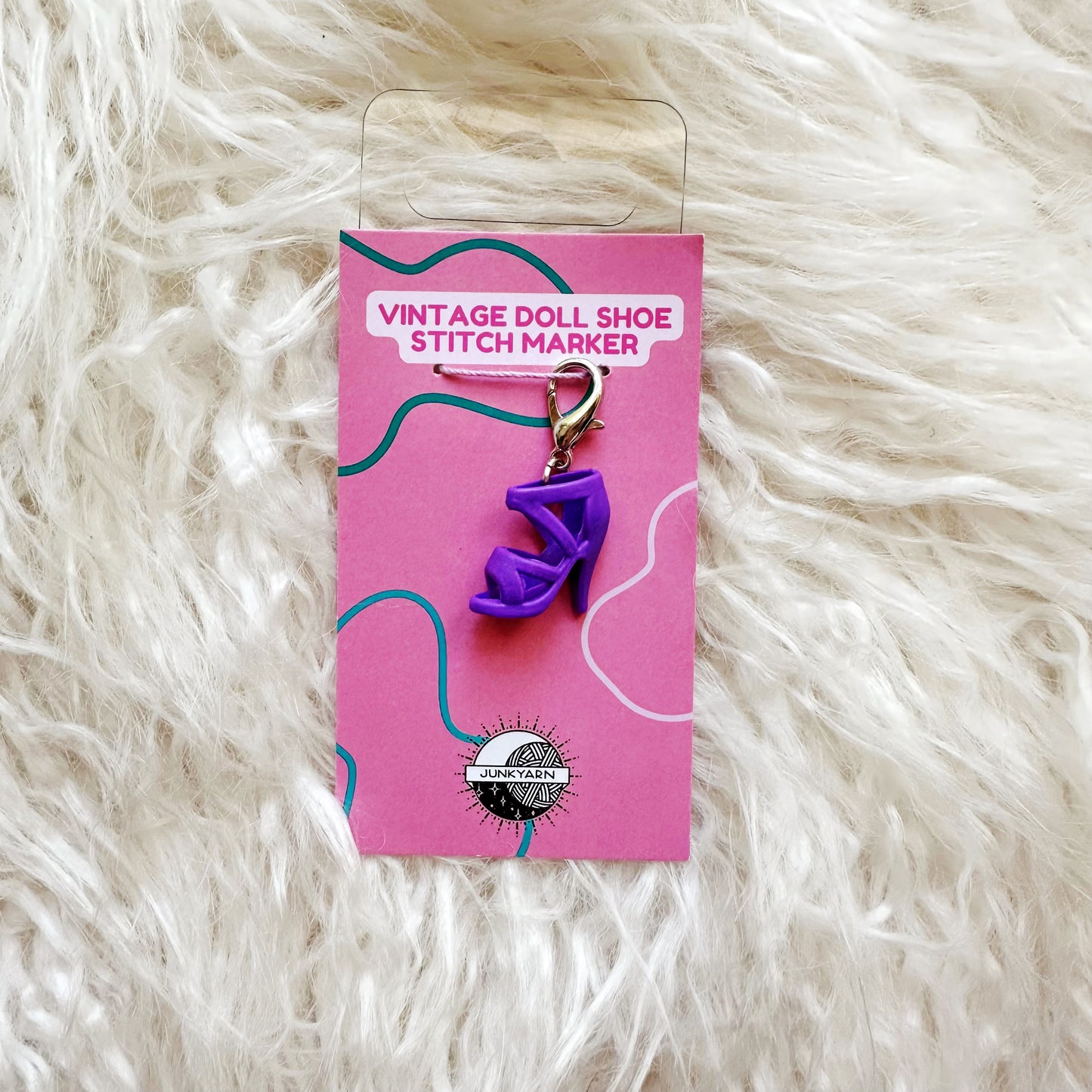 Vintage Barbie Shoe Stitch Markers w/ Lobster Claw - Ready to Ship
