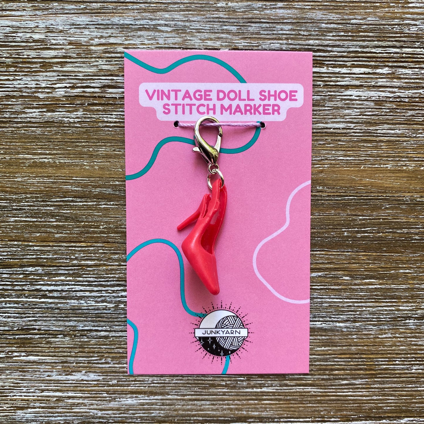 Vintage Barbie Shoe Stitch Markers w/ Lobster Claw - Ready to Ship