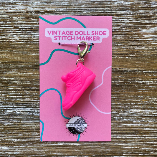 Vintage Barbie Shoe Stitch Markers w/ Lobster Claw - Ready to Ship