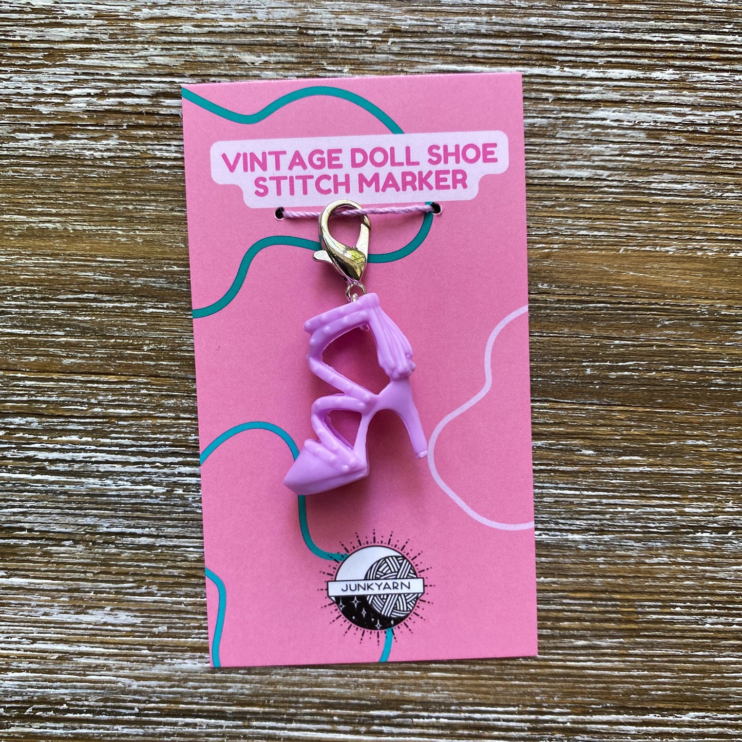 Vintage Barbie Shoe Stitch Markers w/ Lobster Claw - Ready to Ship