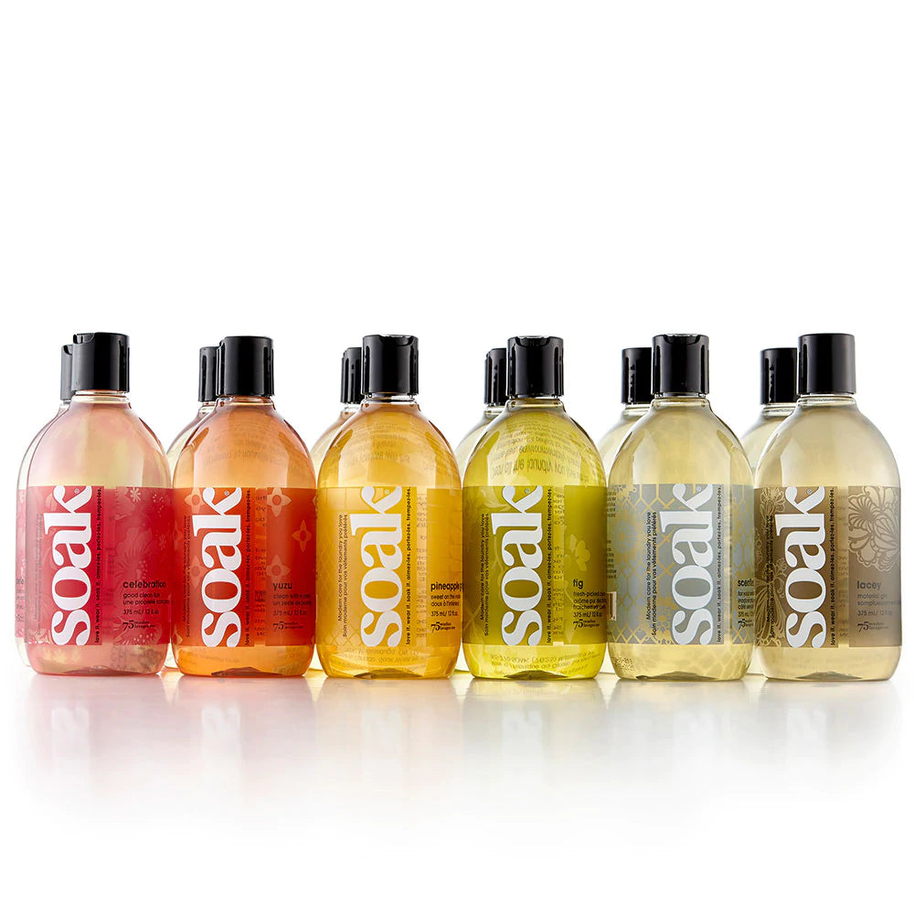 Soak Wash - Travel and Full Size Bottles - Various Scents
